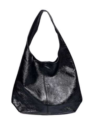 Luisa Vannini Black Leather Bag