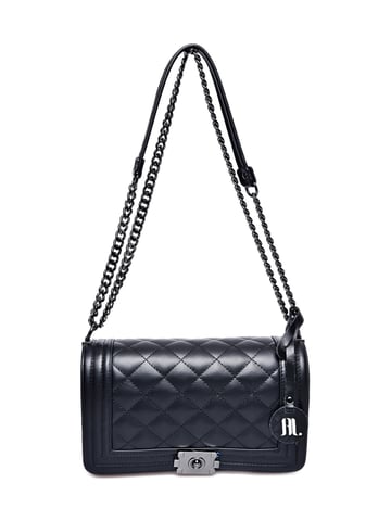 Anna Luchini Black Leather Bag