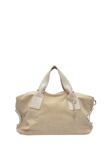 Anna Luchini Beige Leather Bag
