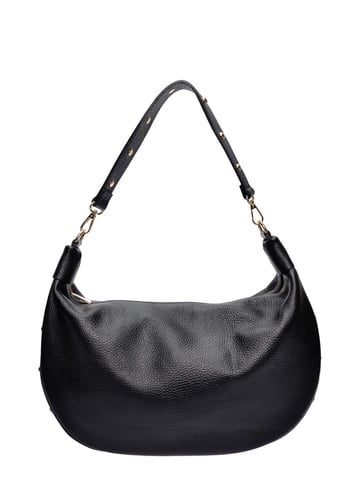 Isabella Rhea  Black Leather Bag