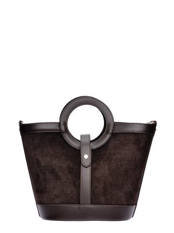 Anna Luchini Maroon Leather Bag