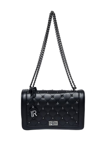 Isabella Rhea Black Leather Bag