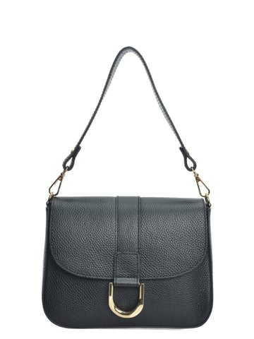 Anna Luchini Black Leather Bag