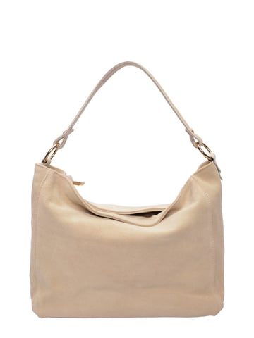 Isabella Rhea Beige Leather Bag