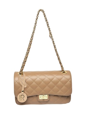 Isabella Rhea  Beige Leather Bag