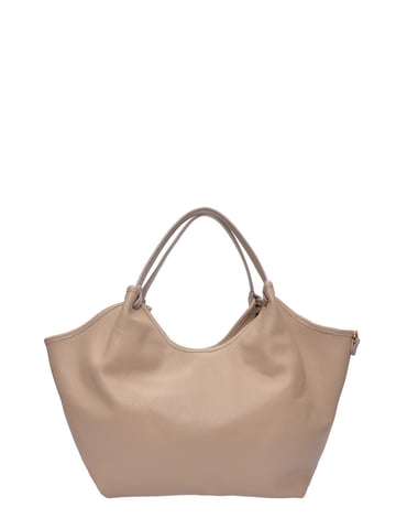 Isabella Rhea Beige Leather Bag