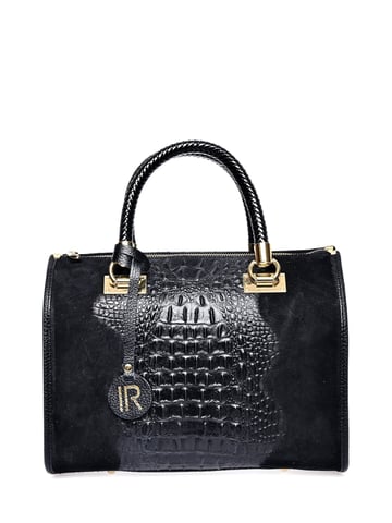 Isabella Rhea Black Leather Bag