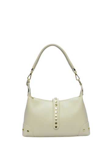 Anna Luchini Beige Leather Bag
