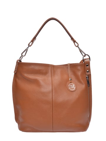 Roberta M  Brown Leather Bag