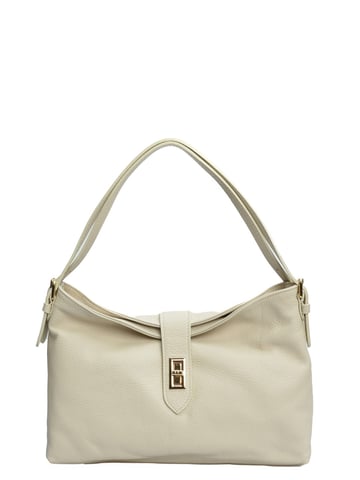 Anna Luchini Beige Leather Bag