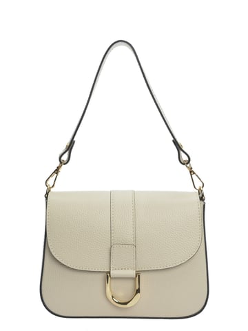 Anna Luchini Beige Leather Bag