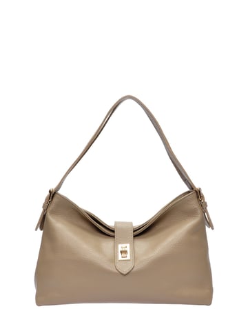 Anna Luchini Beige Leather Bag