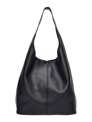 Roberta M Black Leather Bag