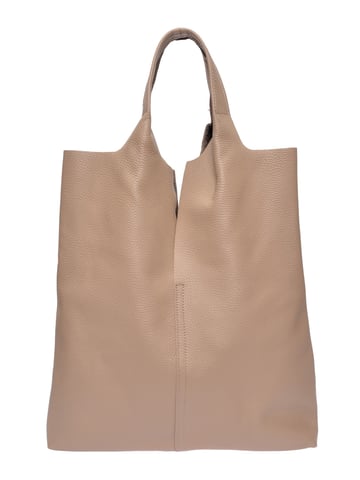 Anna Luchini Beige Leather Bag