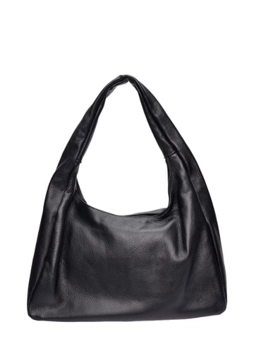 Roberta M  Black Leather Bag