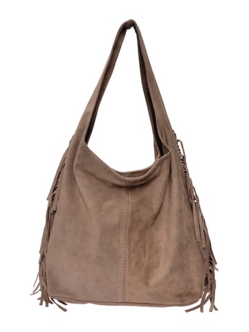 Isabella Rhea Beige Leather Bag