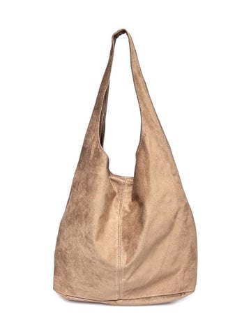 Anna Luchini Beige Leather Bag