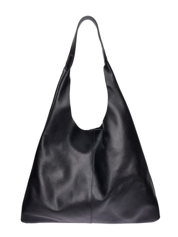 Luisa Vannini Black Leather Bag