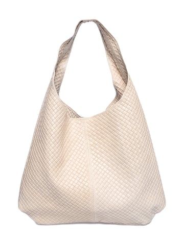 Luisa Vannini Beige Leather Bag