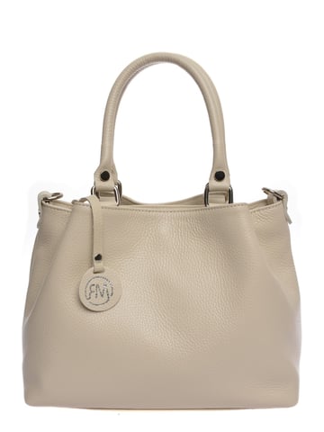 Roberta M  Beige Leather Bag