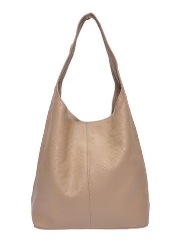 Roberta M Beige Leather Bag