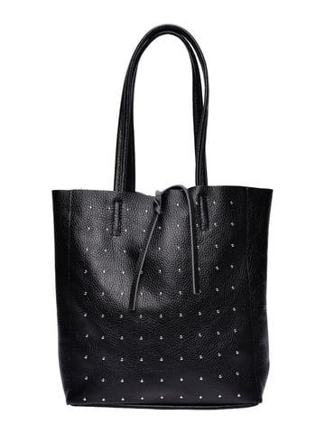Isabella Rhea Black Leather Bag