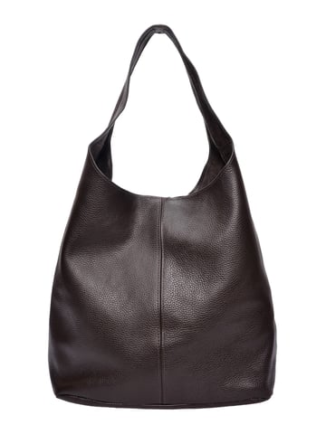 Roberta M Maroon Leather Bag