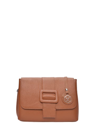 Luisa Vannini Brown Leather Bag