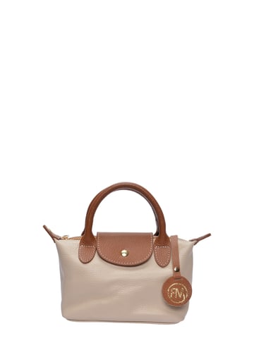 Roberta M Beige Leather Bag