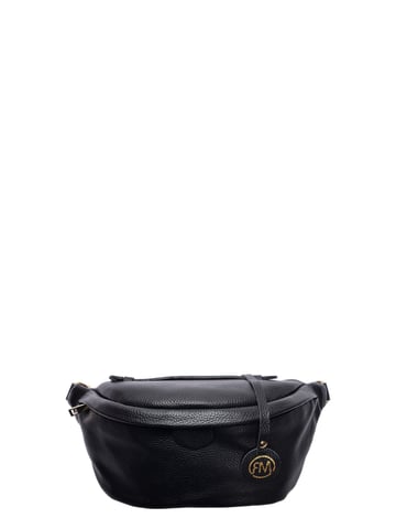 Roberta M Black Leather Bag