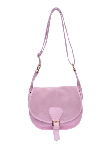 Luisa Vannini Rose Leather Bag