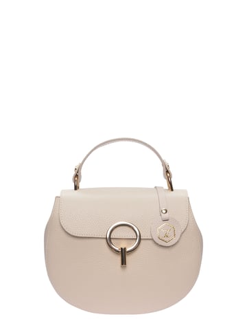 Luisa Vannini Beige Leather Bag