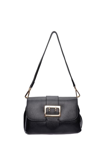 Isabella Rhea Black Leather Bag