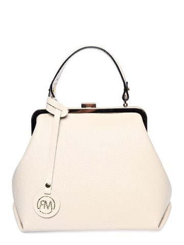 Roberta M  Beige Leather Bag