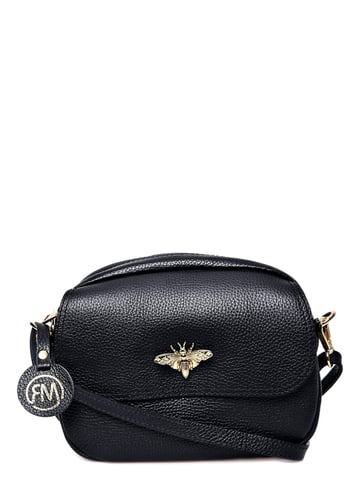 Roberta M Black Leather Bag