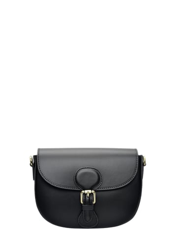 Isabella Rhea  Black Leather Bag