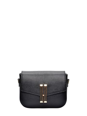 Anna Luchini  Black Leather Bag