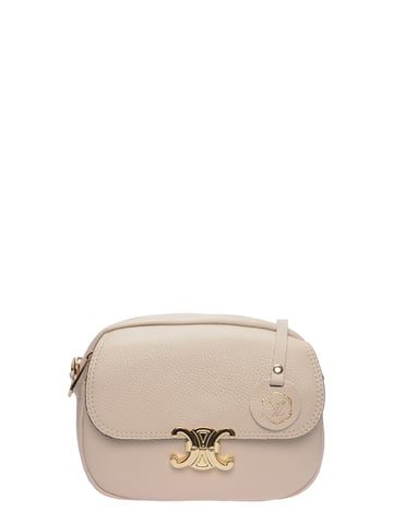 Luisa Vannini Beige Leather Bag