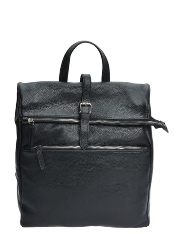 Anna Luchini Black Leather Bag