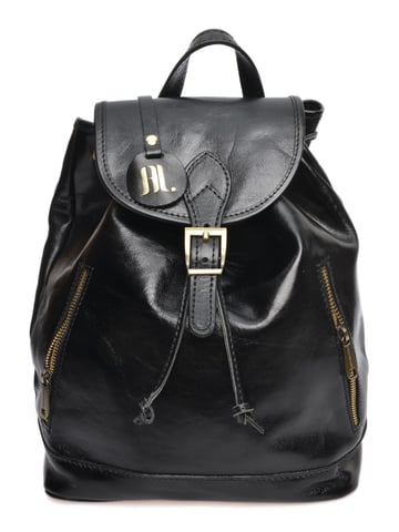 Anna Luchini Black Leather Bag