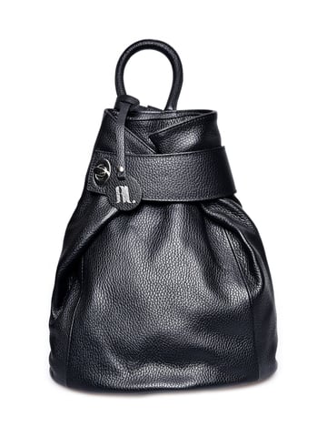 Anna Luchini Black Leather Bag