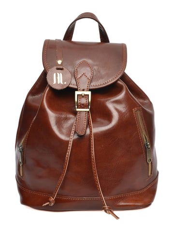 Anna Luchini  Maroon Leather Bag