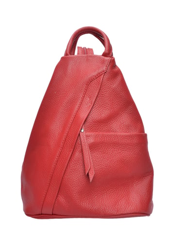 Isabella Rhea Red Leather Bag