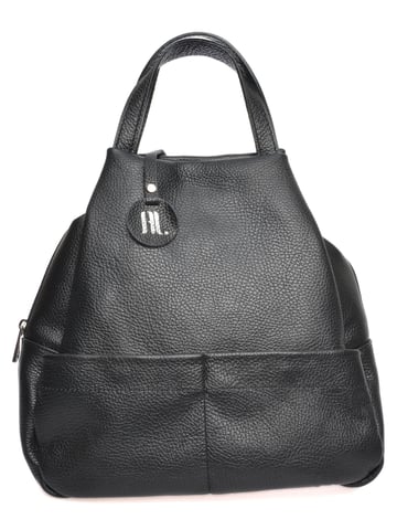 Anna Luchini Black Leather Bag