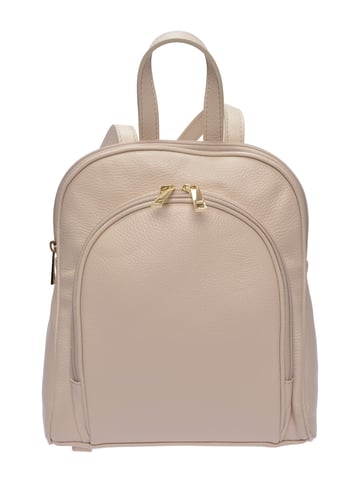 Anna Luchini Beige Leather Bag