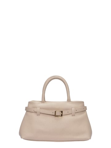 Luisa Vannini  Beige Leather Bag