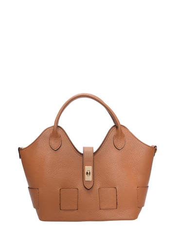 Roberta M  Brown Leather Bag