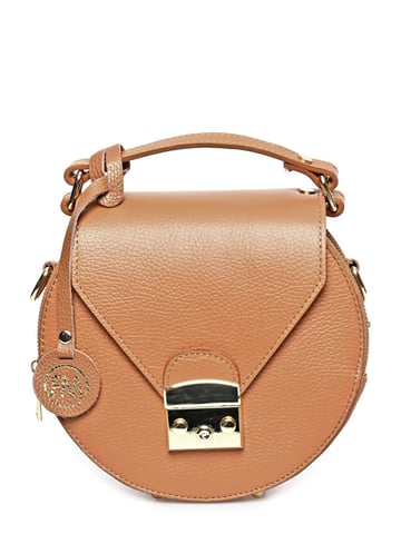 Roberta M Brown Leather Bag
