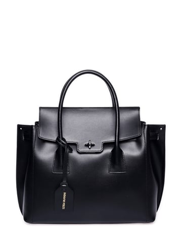 Luisa Vannini Black Leather Bag