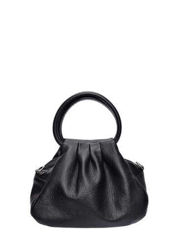 Luisa Vannini Black Leather Bag